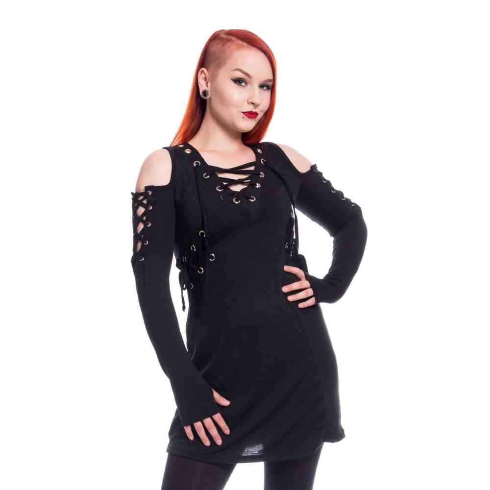Poizen Industries - CRAVE Long top - Black